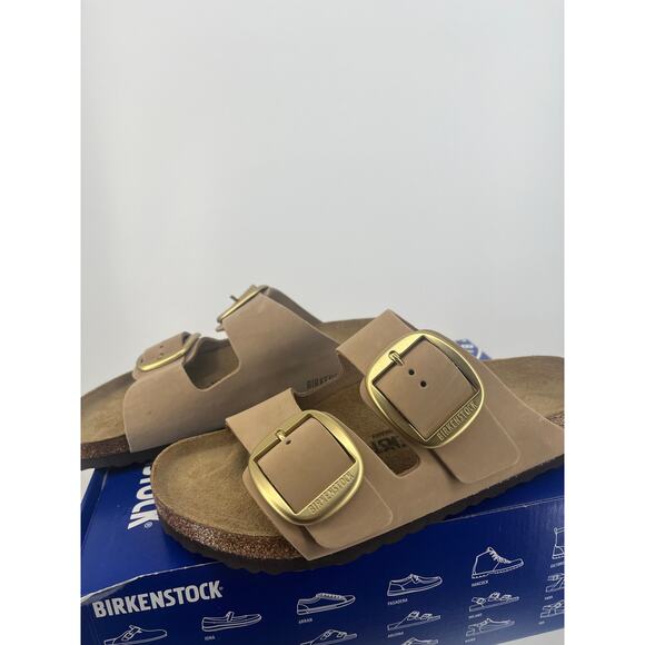 Birkenstock Shoes - Birkenstock Arizona Big Buckle Ladies 10 Men's 8 EU 41 Sandcastle Regular fit